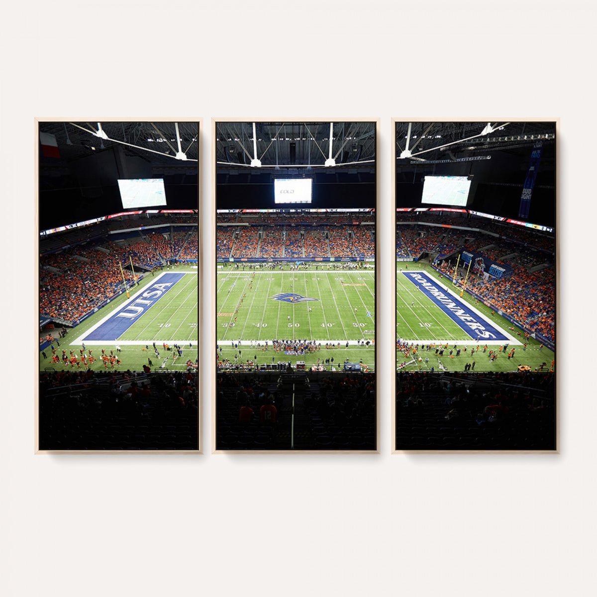 98617-MGV-CV-36X24 - The University of Texas at San Antonio Roadrunners Football Team Print, San Antonio Alamodome