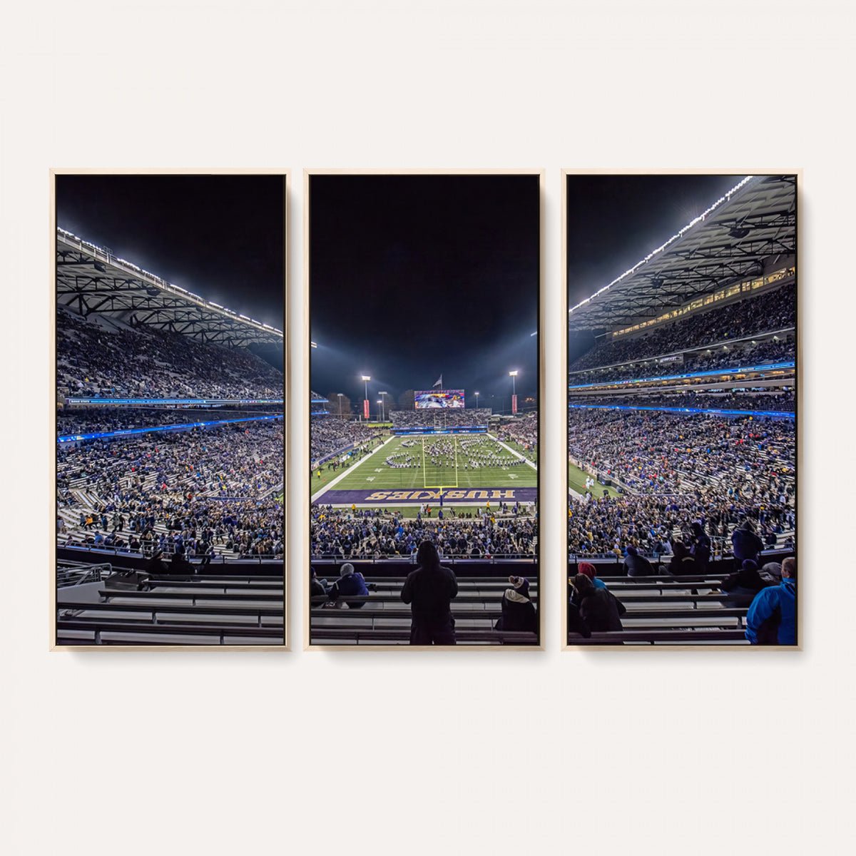 85780-MGV-CV-36X24 - The University of Washington Huskies Football Team Print, Extra Large Game Room Wall Decor