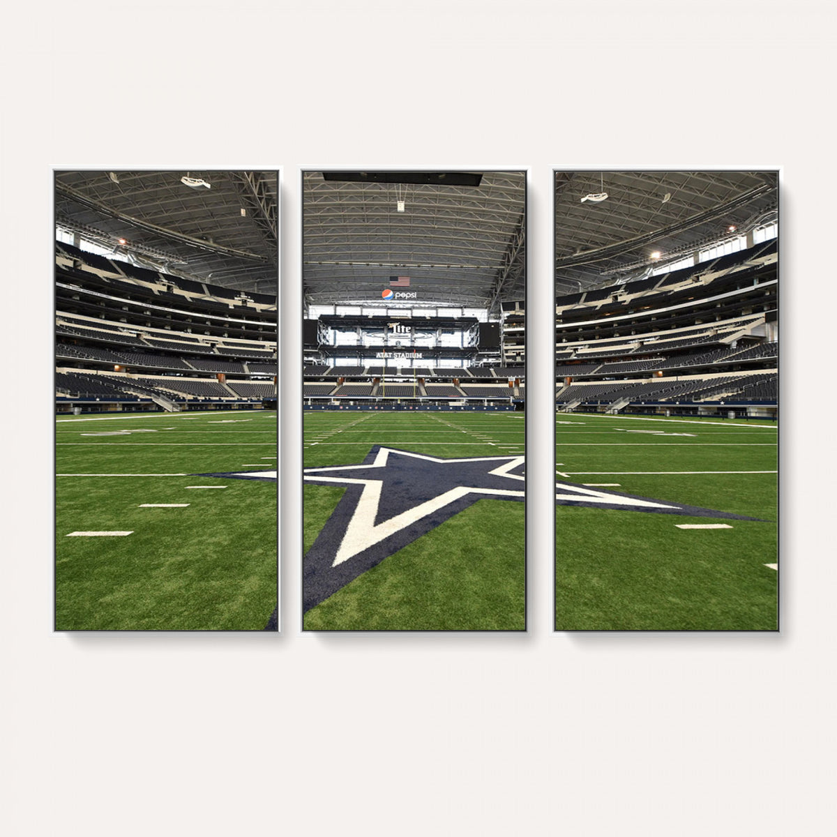 14834-MGV-CV-36X24 - Dallas Cowboys Football Team Print - Arlington AT&T Stadium