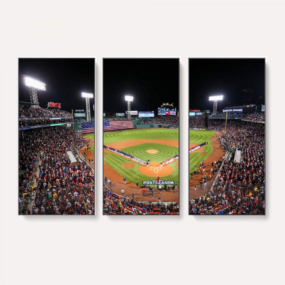 47365-MGV-CV-36X24 - Fenway Park Wall Art Canvas Print | Large Baseball Stadium Canvas for Boston Red Sox Fans