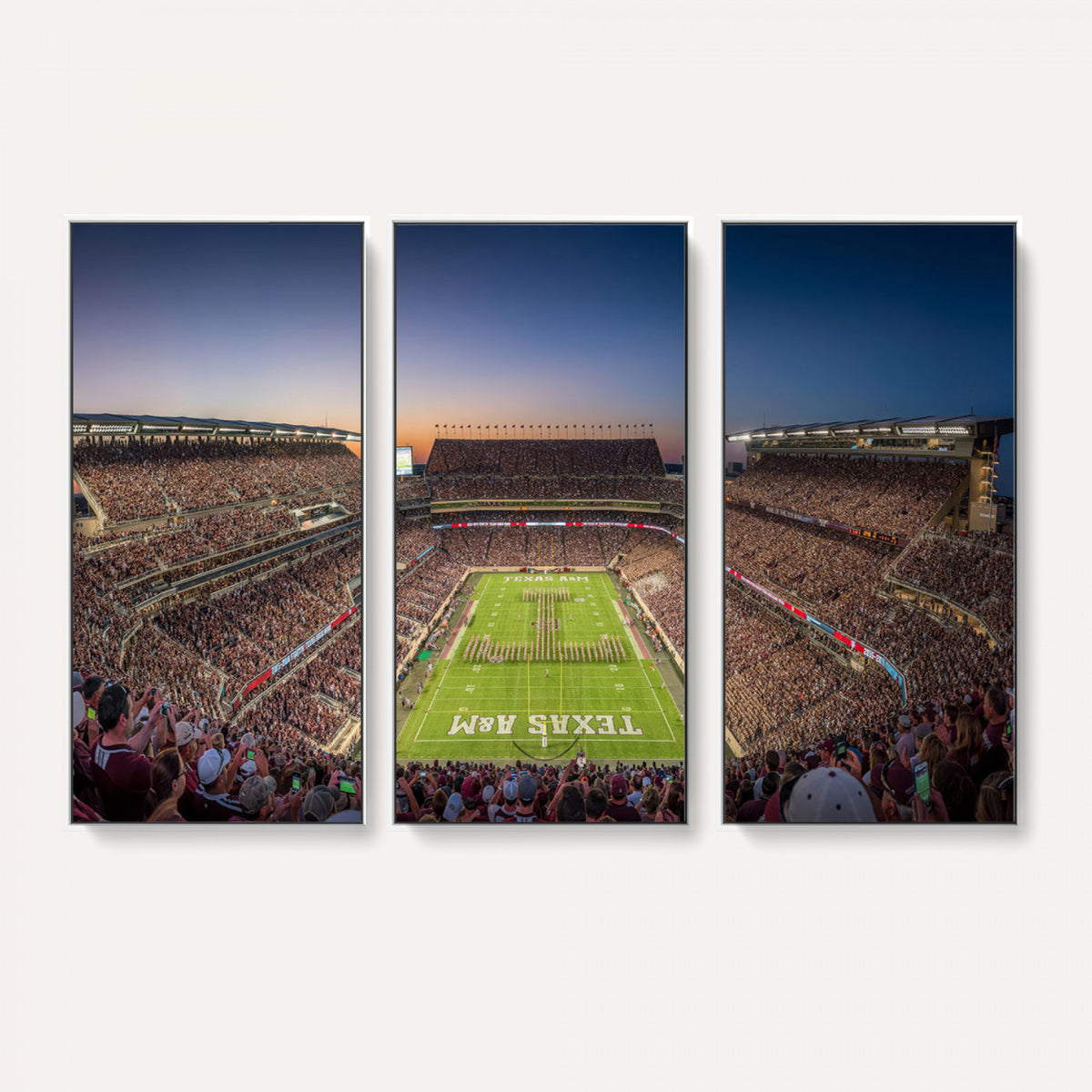 17421-MGV-CV-36X24 - Kyle Field Wall Art Print | Large Texas A&M Aggies Football Canvas Print for Sports Enthusiasts |