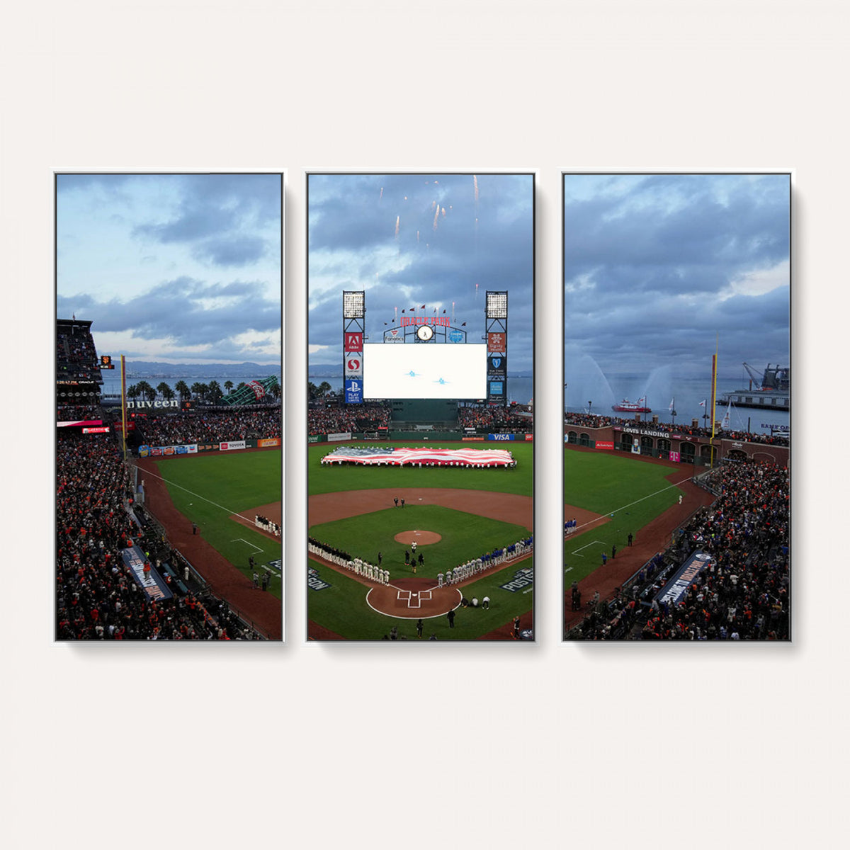 44631-MGV-CV-36X24 - Oracle Park San Francisco Giants Wall Art | Oracle Park Stadium Canvas Print
