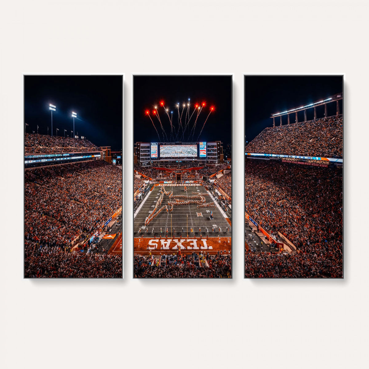 58778-PAN-FL-20X10 - Darrell K Royal Memorial Stadium | Texas Longhorns | Print Decor Wall Art Design for Home & Office Decoration