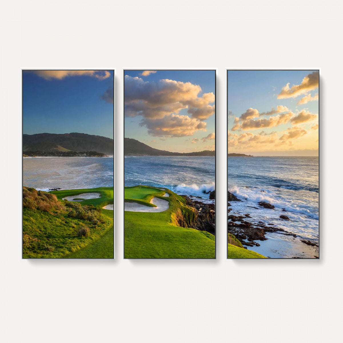 50107048-MGV-CV-36X24 - Pebble Beach Golf Links Wall Art Canvas Print