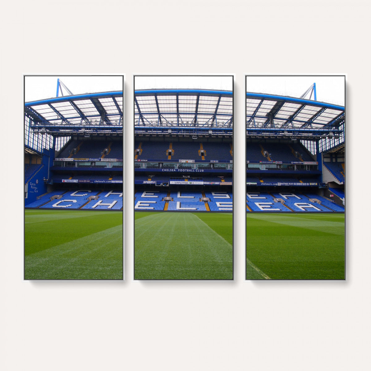 38616413CHELSA-MGV-CV-36X24 - Stamford Bridge Chelsea Football Stadium Canvas Wall Art