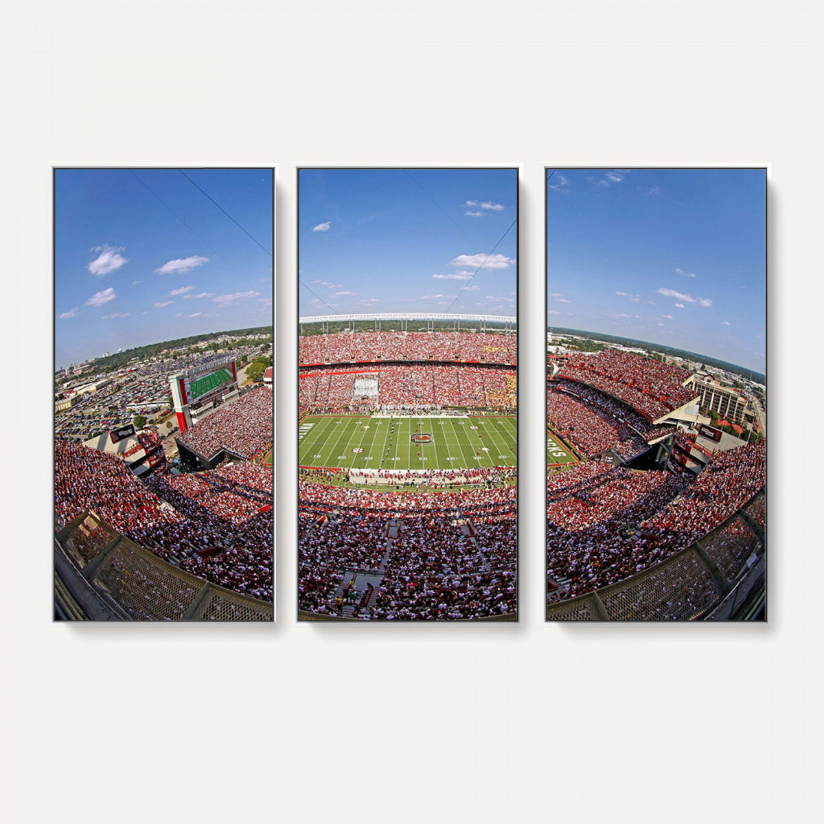 29492070-MGV-CV-36X24 - William Brice Stadium Wall Art Canvas Print, Stadium Crowd on Football Game Day