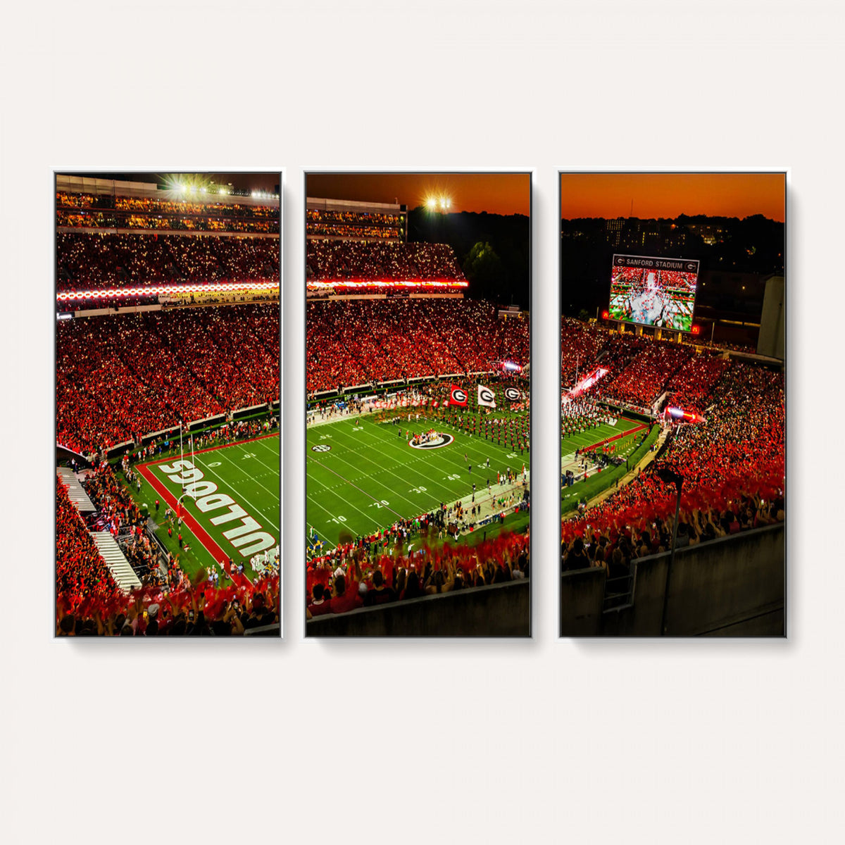 48894104-MGV-CV-36X24 - Georgia Bulldogs Stadium Wall Art Canvas Print, Sanford Stadium