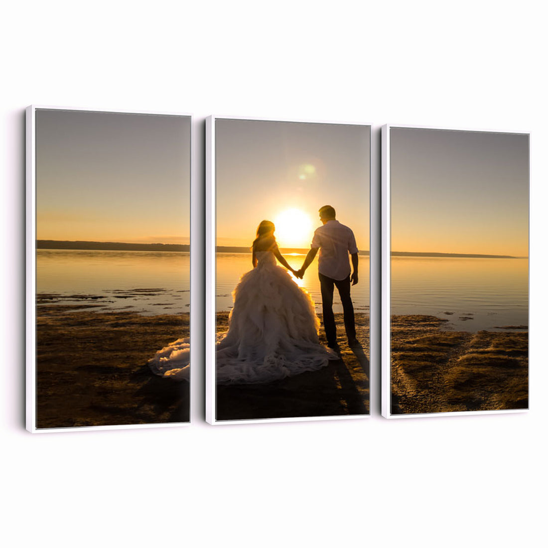 Create Your Own 3 Piece Photo Canvas, Personalized Triptych Wall Art
