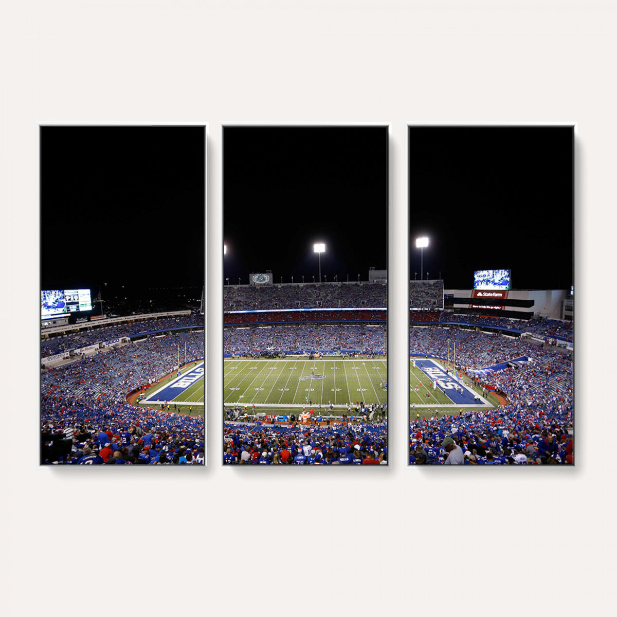 59036-MGV-CV-36X24 - Buffalo Bills Wall Art, Buffalo Bills Stadium Canvas Print for Sports Decor