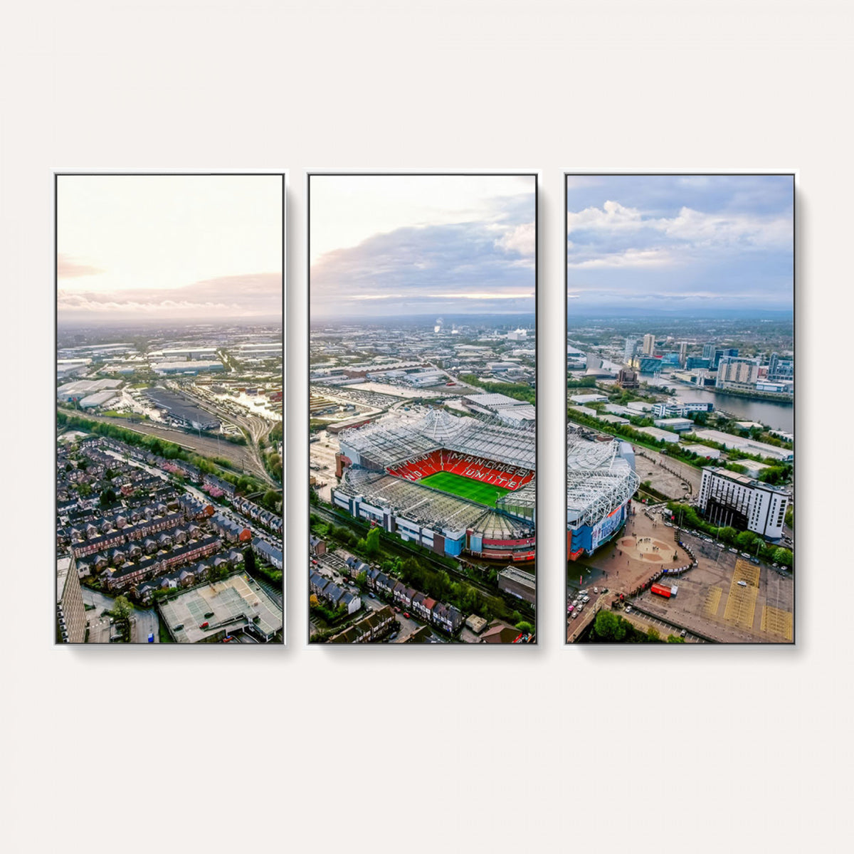 85657-MGV-CV-36X24 - Old Trafford Manchester United Stadium Wall Art Canvas Print