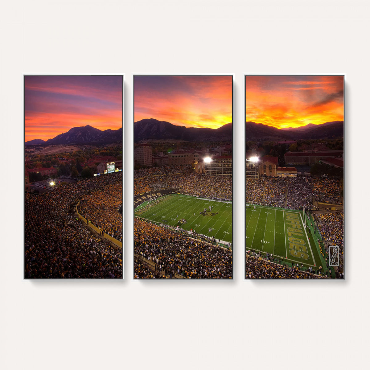 84649-MGV-CV-36X24 - Folsom Field, University of Colorado Buffaloes Football, Extra Large Game Room Wall Decor