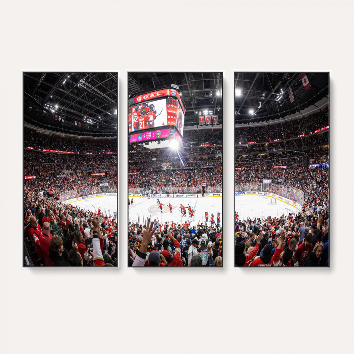 15750-MGV-CV-36X24 - Amerant Bank Arena Wall Art Canvas Print, Hockey Arena