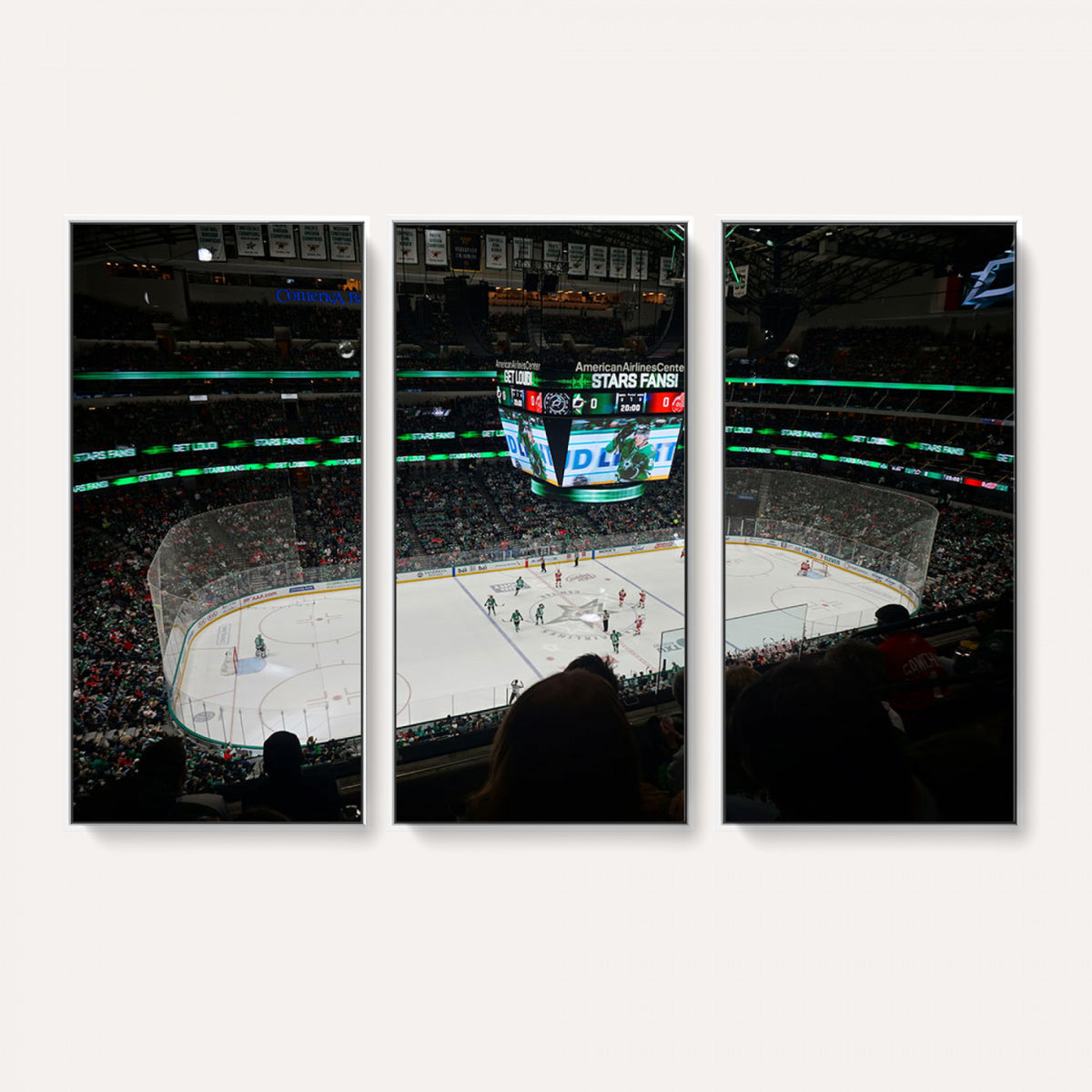 13876-MGV-CV-36X24 - American Airlines Center Dallas Stars Wall Art Canvas Print