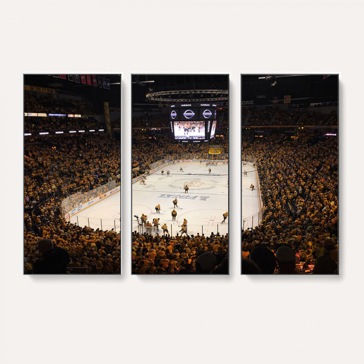 99407-MGV-CV-36X24 - Bridgestone Arena - Nashville Predators Hockey Team Print - Nashville Wall Art Canvas Print