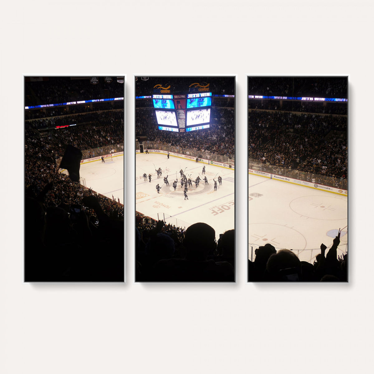 22497-MGV-CV-36X24 - Canada Life Centre Wall Art | Winnipeg Jets Hockey Team Print Canvas | Ready to Hang | Winnipeg Wall