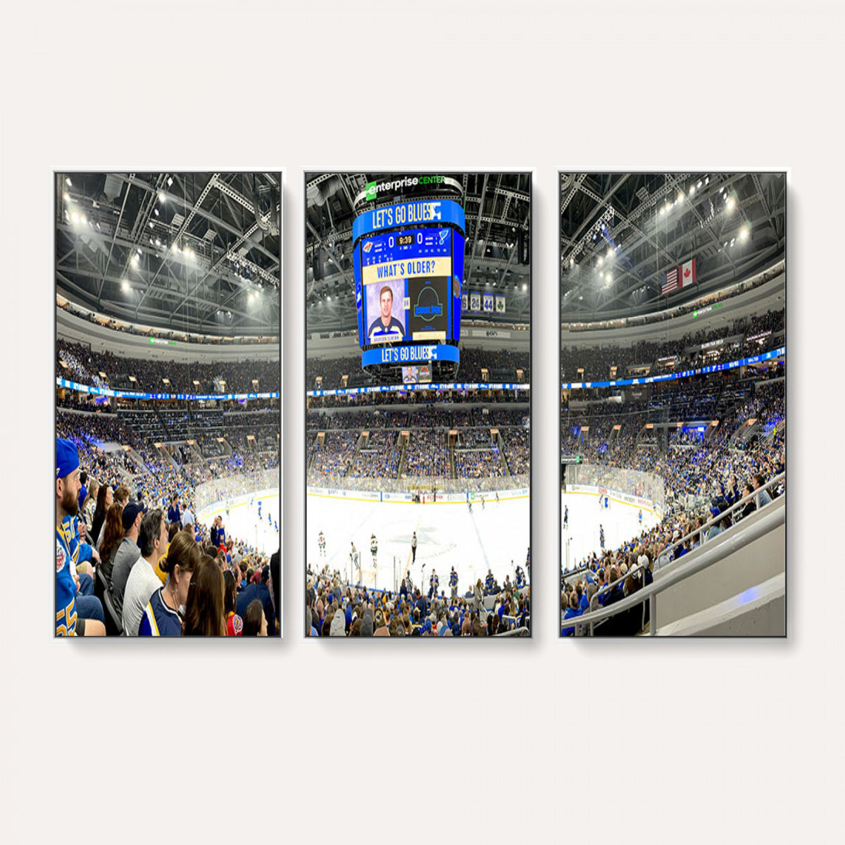 55708-MGV-CV-36X24 - Enterprise Center, Missouri St. Louis Blues Ice Hockey