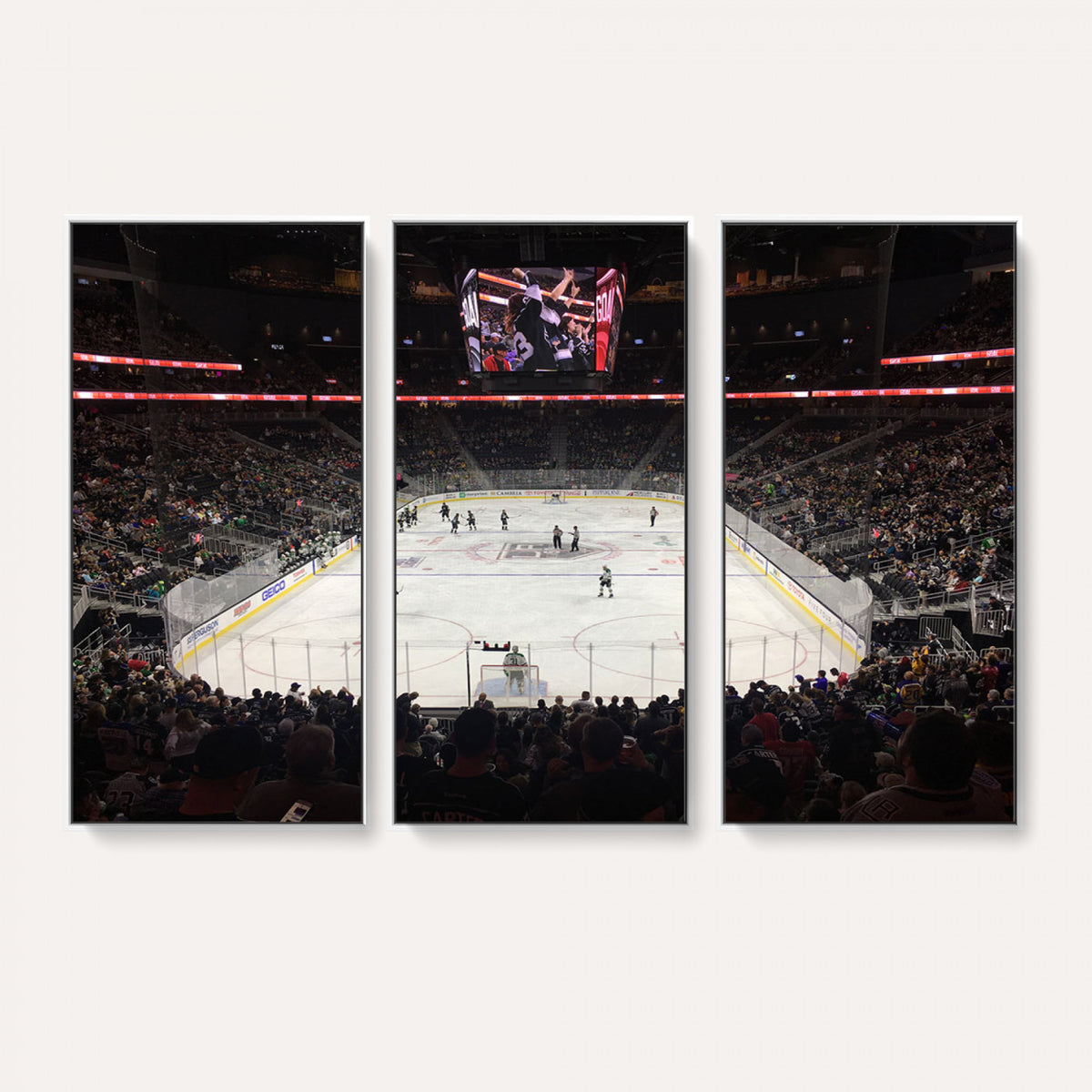 14802-MGV-CV-36X24 - T Mobile Arena Paradise Nevada Vegas Golden Knights Ice Hockey Stadium