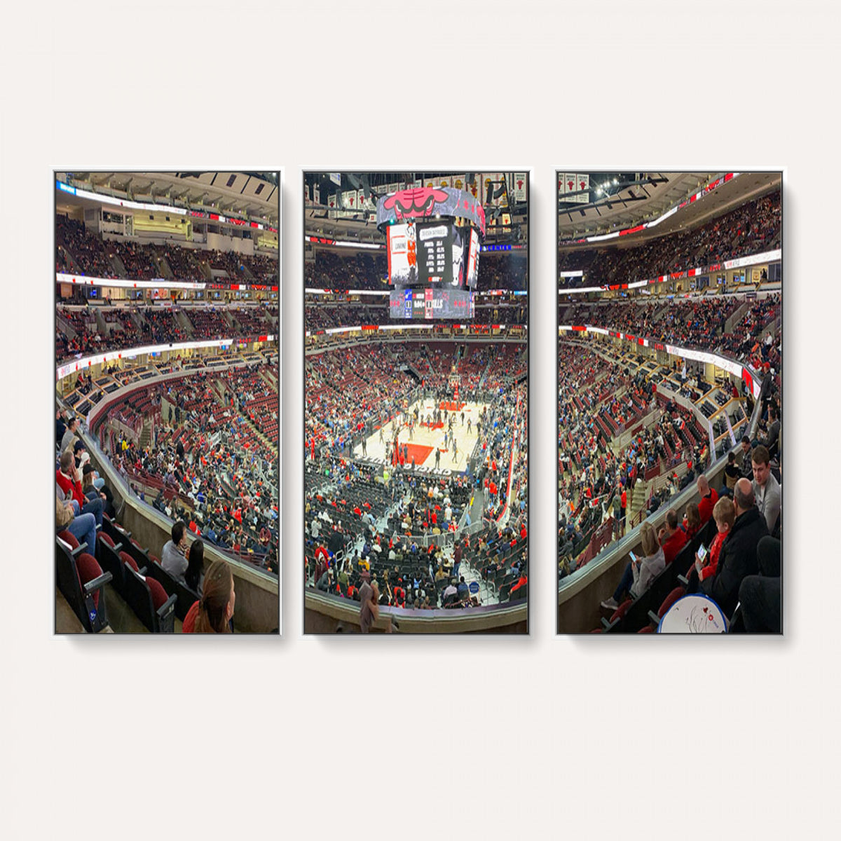 43481-MGV-CV-36X24 - United Center Chicago Bulls Stadium Wall Art Canvas Print