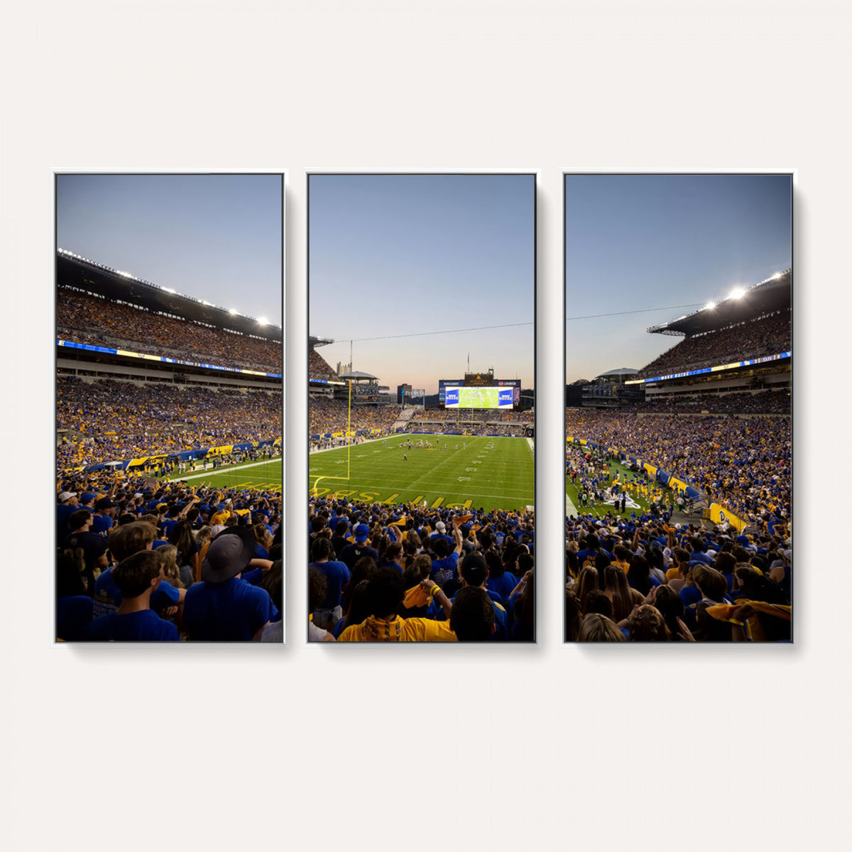 41853-MGV-CV-36X24 - Pittsburgh Panthers Football Team Print - Pittsburgh Acrisure Stadium Wall Art Canvas Print
