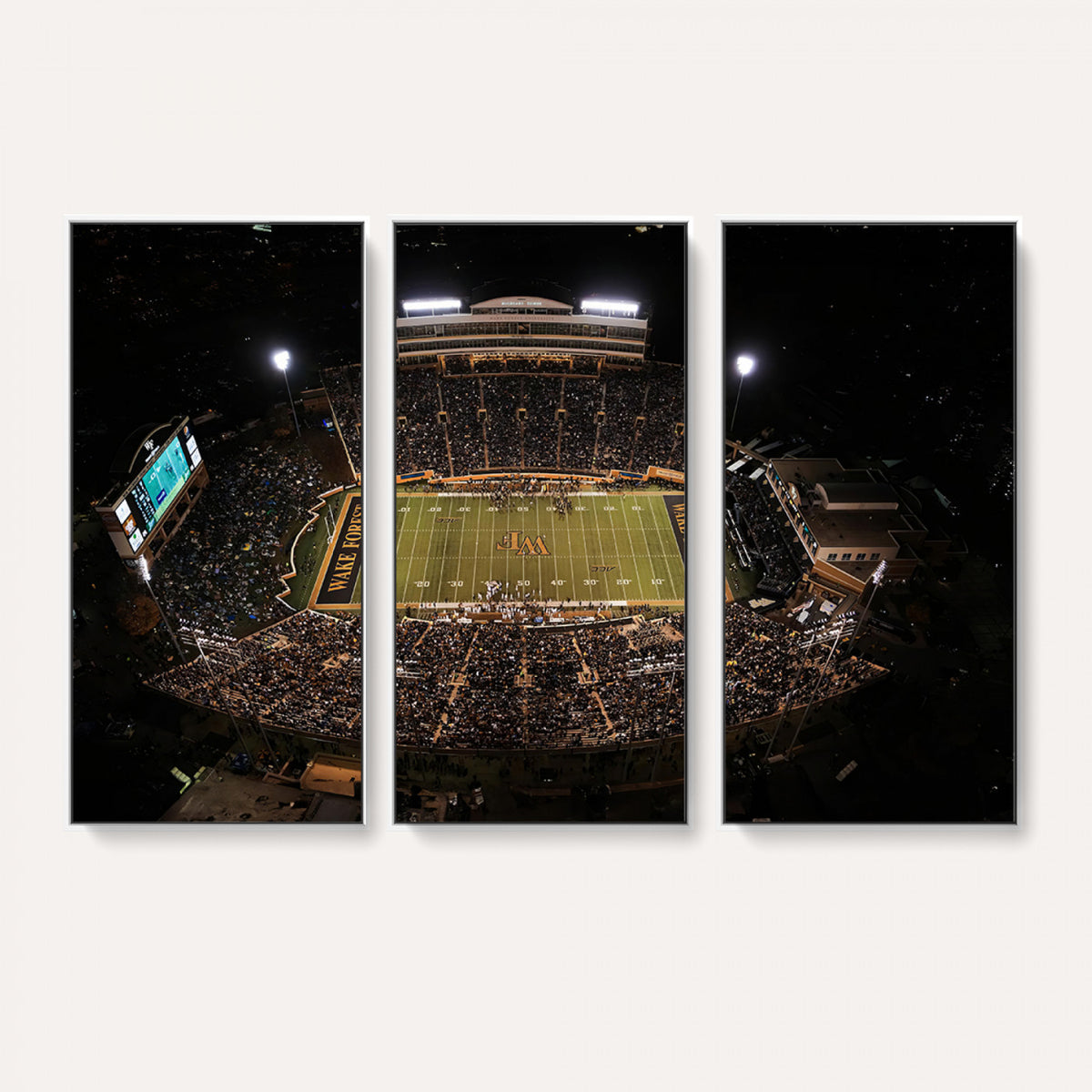 20605-MGV-CV-36X24 - Wake Forest University Demon Deacons Canvas Print, Football Team Wall Art