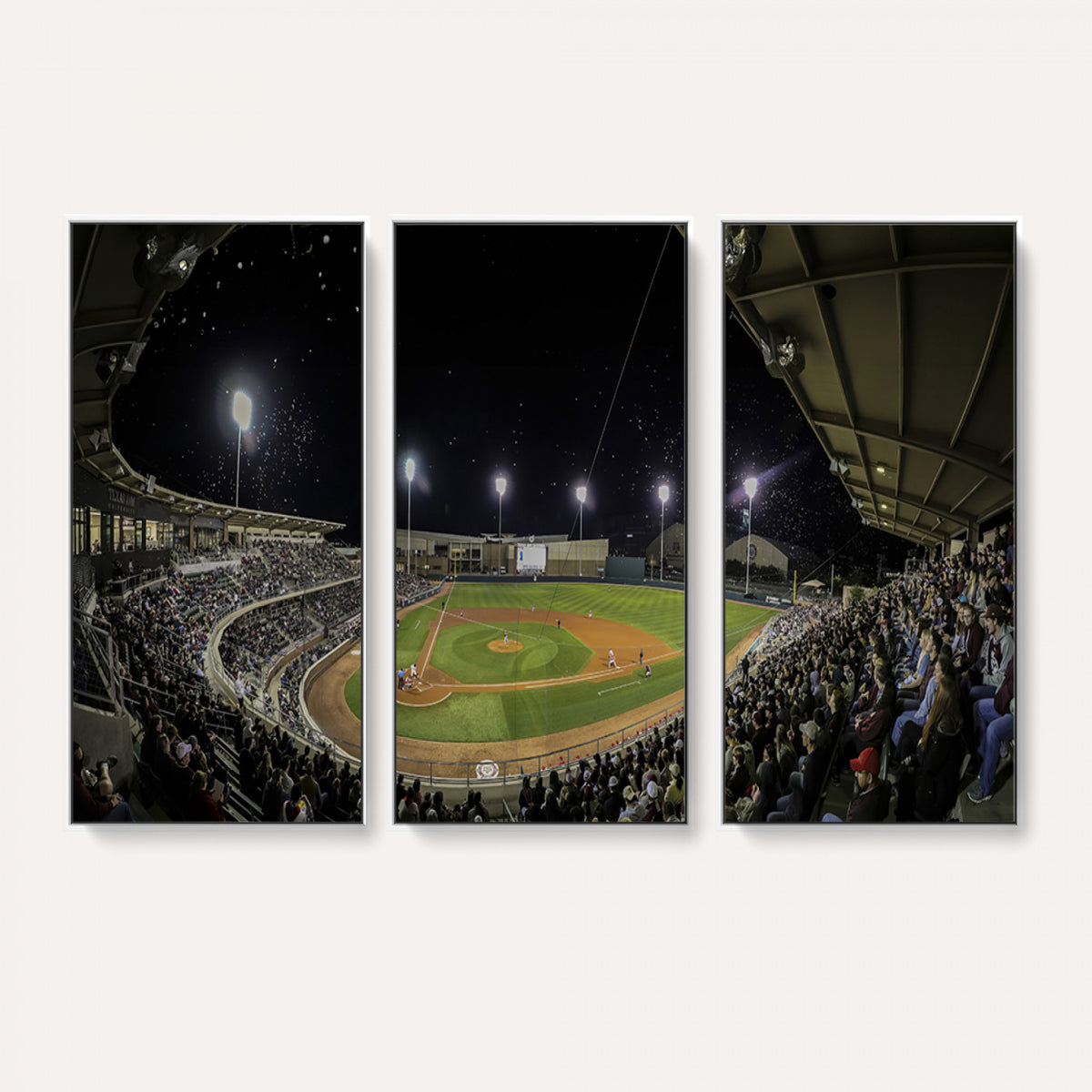 10262-MGV-CV-36X24 - Olsen Field at Blue Bell Park - Texas A&M Aggies Baseball Stadium Wall Art Canvas Print
