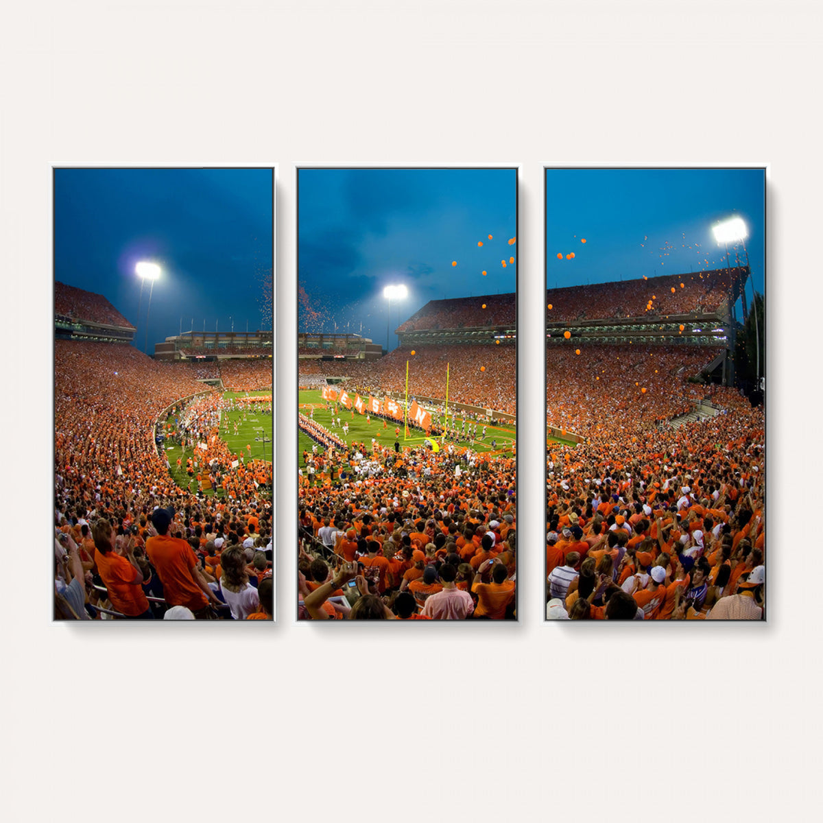 26196-MGV-CV-36X24 - Clemson University Tigers Football Team Print, Clemson