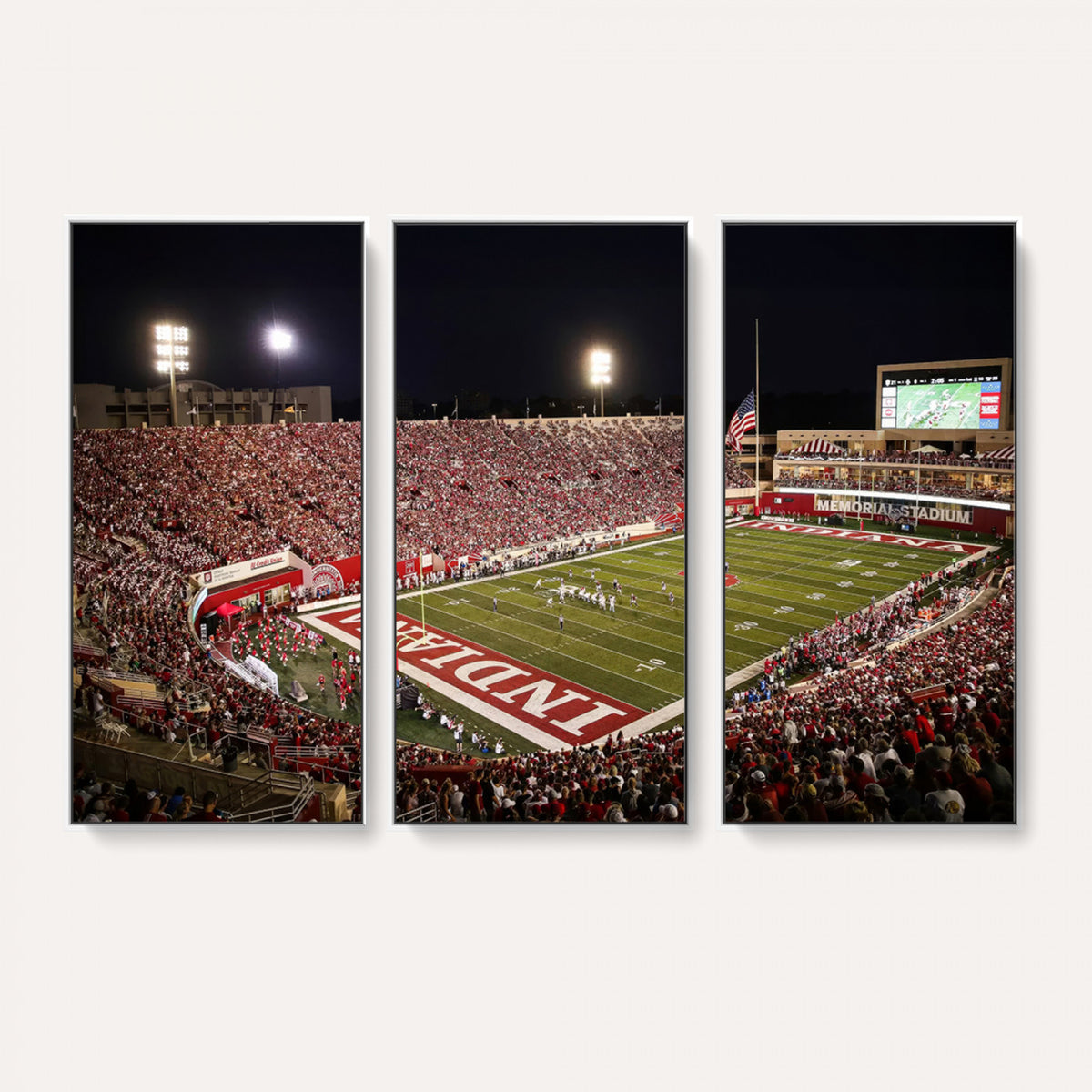 82748-MGV-CV-36X24 - Indiana University Hoosiers Football Team Print Canvas