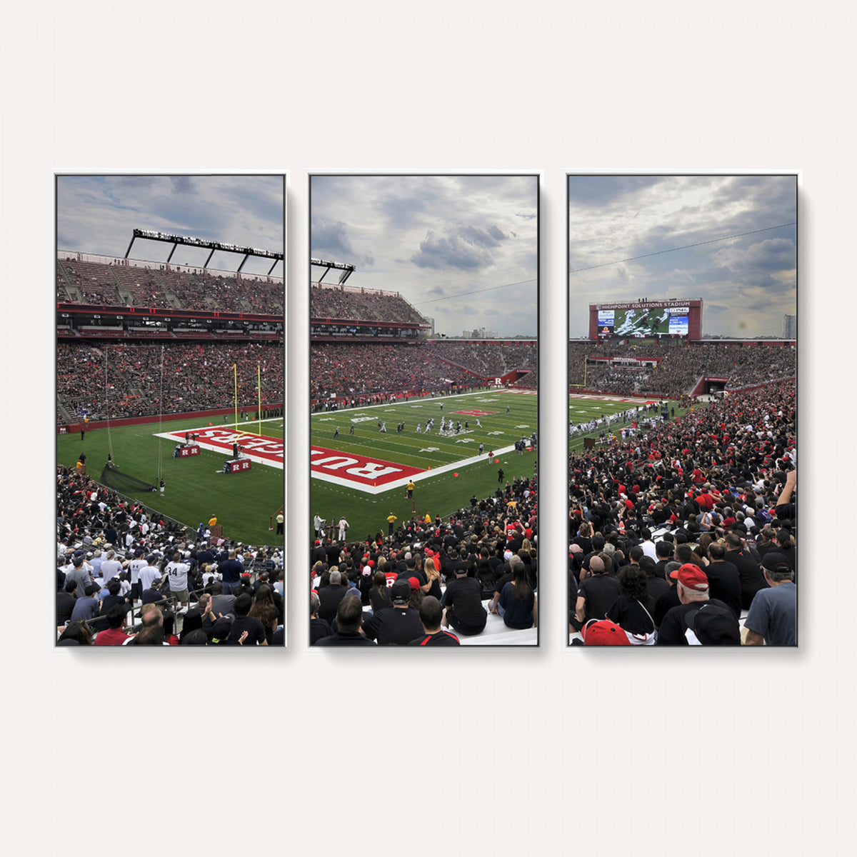 66777-MGV-CV-36X24 - Rutgers Scarlet Knights Football Team Print, SHI Stadium