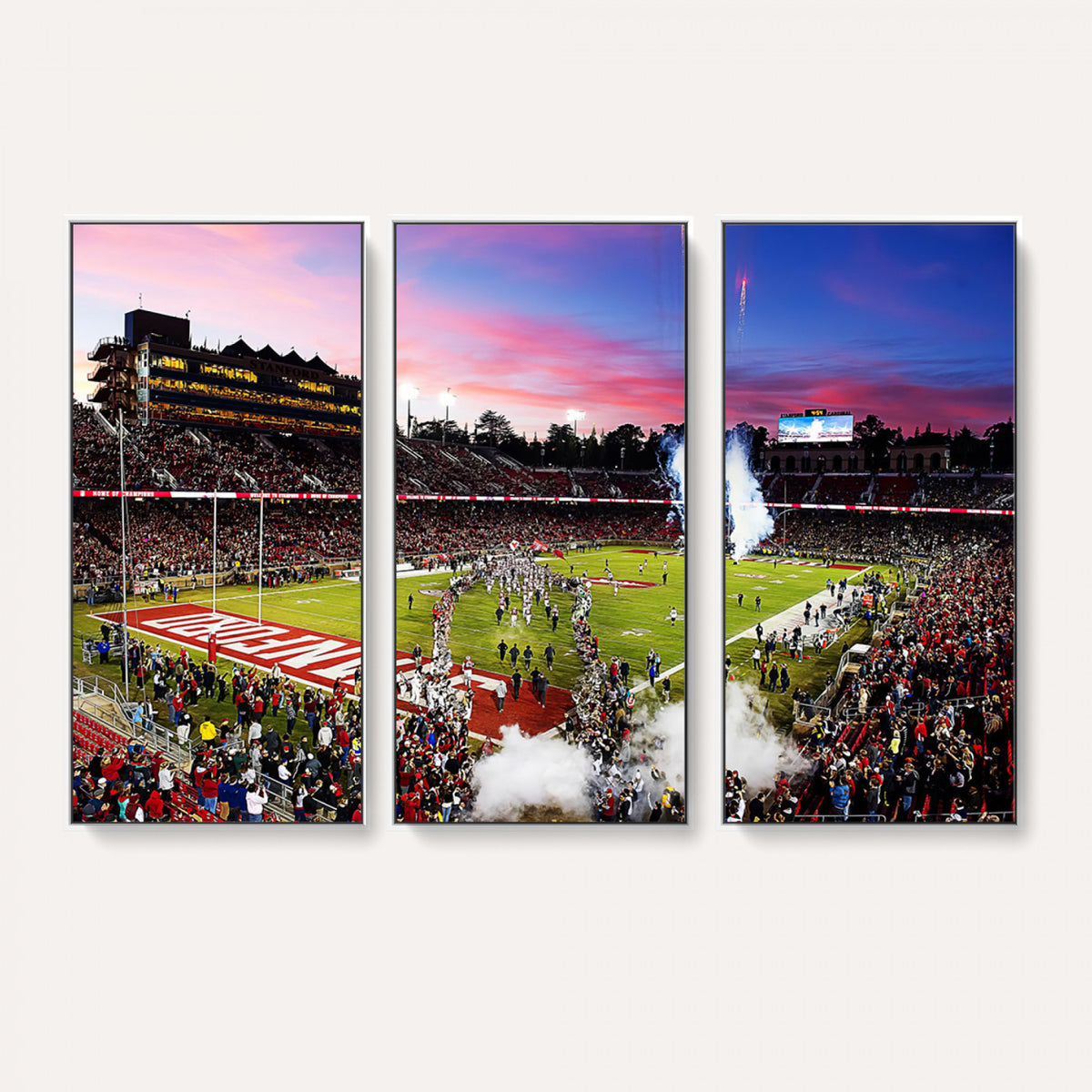 25557-PAN-FL-20X10 - Stanford University Cardinal Football Team Print - Stanford Stadium Wall Art Canvas Print