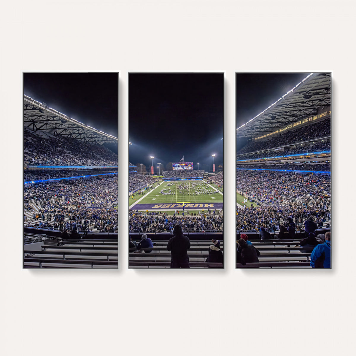 85780-MGV-CV-36X24 - The University of Washington Huskies Football Team Print, Extra Large Game Room Wall Decor