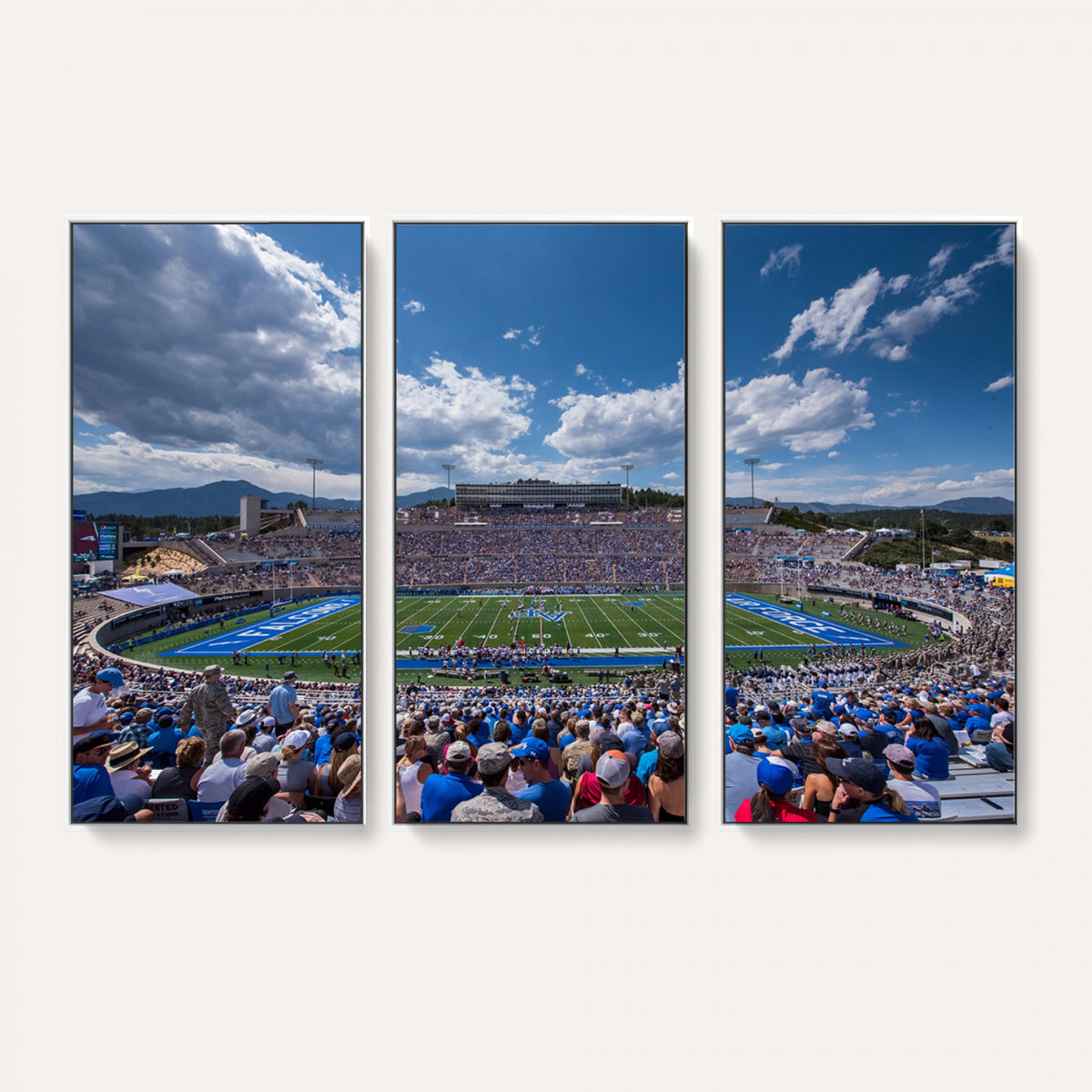 59281-MGV-CV-36X24 - Air Force Falcons Football Team Print, Colorado Springs