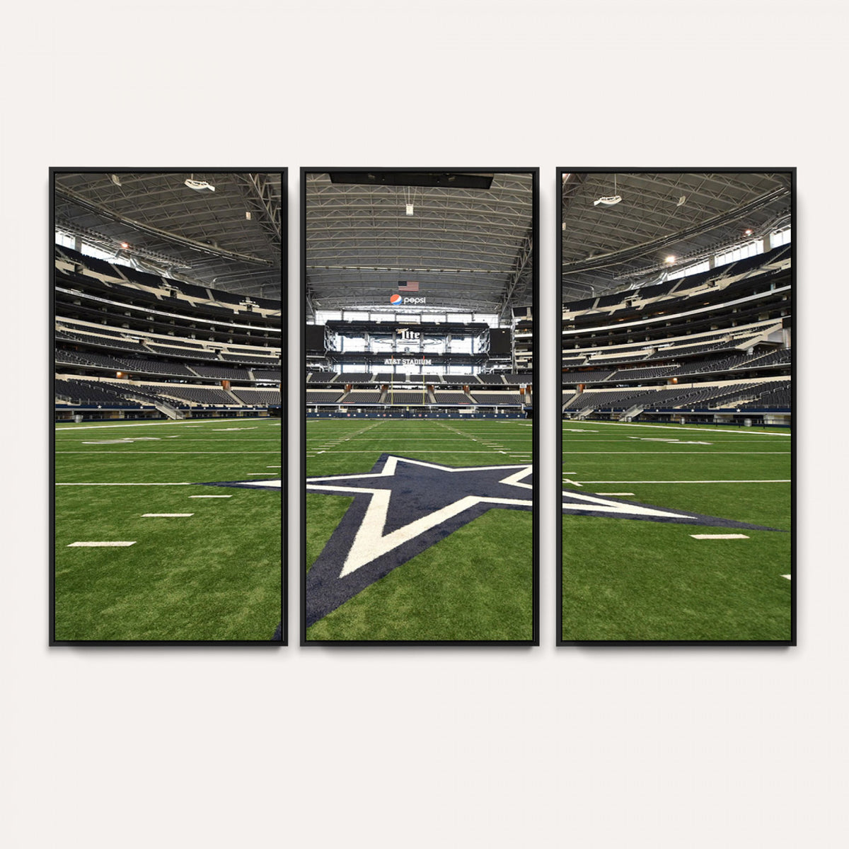 14834-MGV-CV-36X24 - Dallas Cowboys Football Team Print - Arlington AT&T Stadium