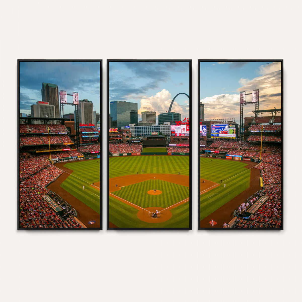 91908-MGV-CV-36X24 - Busch Stadium Wall Art Print | St. Louis Cardinals Baseball