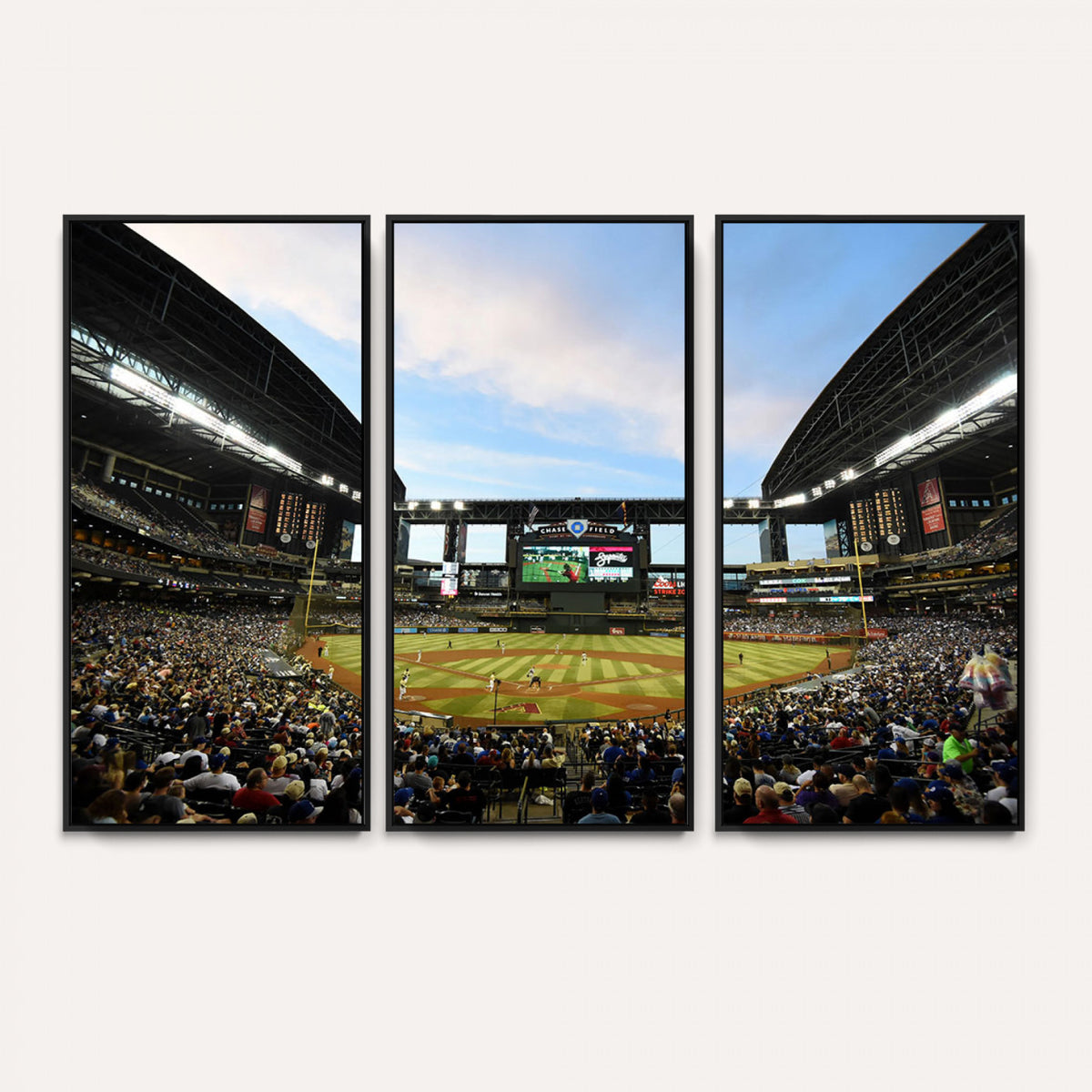 92672-MGV-CV-36X24 - Arizona Diamondbacks Team Print - Phoenix Chase Field