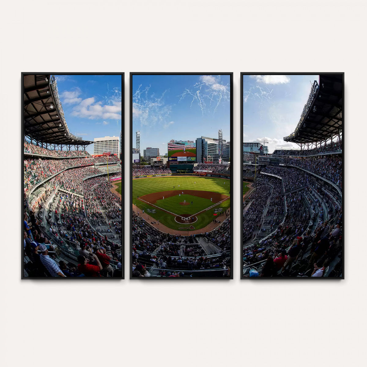 78608-MGV-CV-36X24 - Truist Park Stadium Canvas Wall Art, Atlanta Braves Game Day Decor