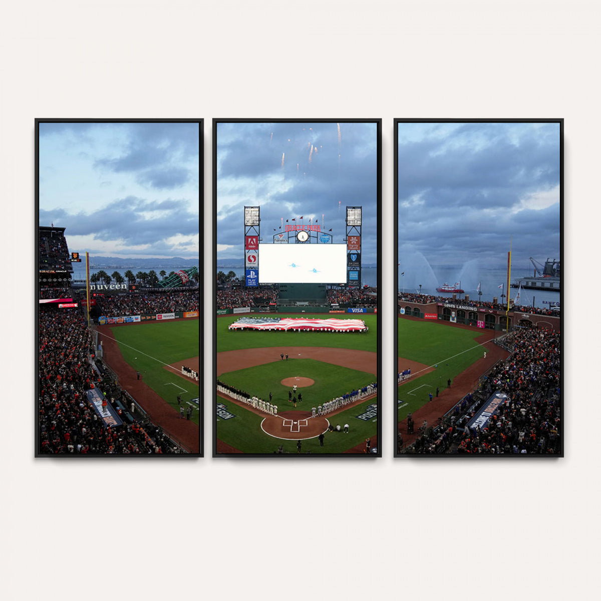 44631-MGV-CV-36X24 - Oracle Park San Francisco Giants Wall Art | Oracle Park Stadium Canvas Print