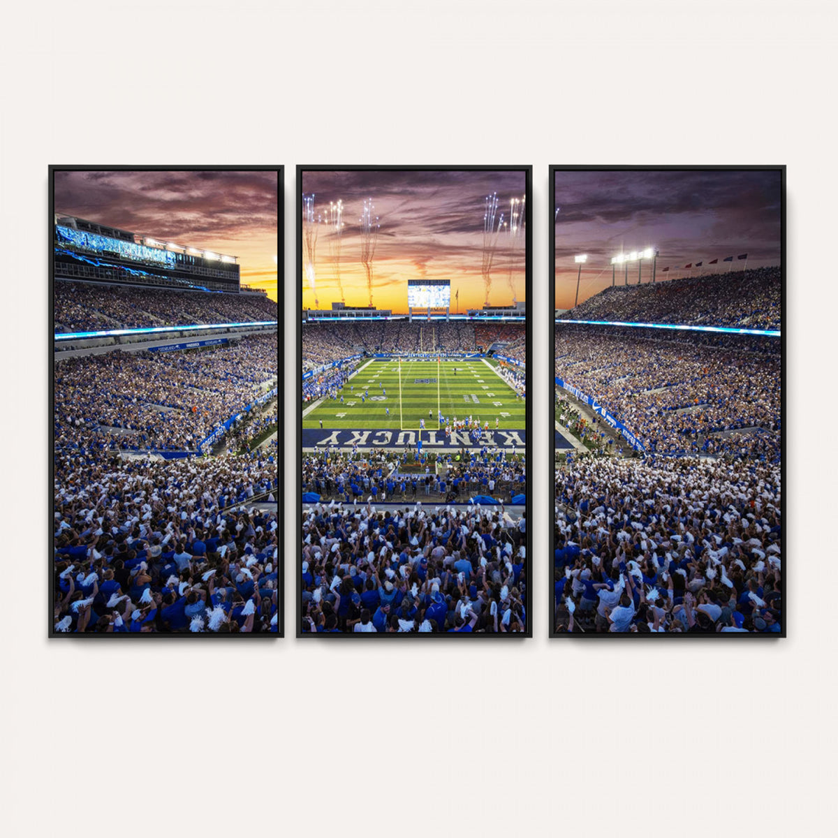 78524-MGV-CV-36X24 - Kroger Field Wall Art Print, Kentucky Stadium Wall Art