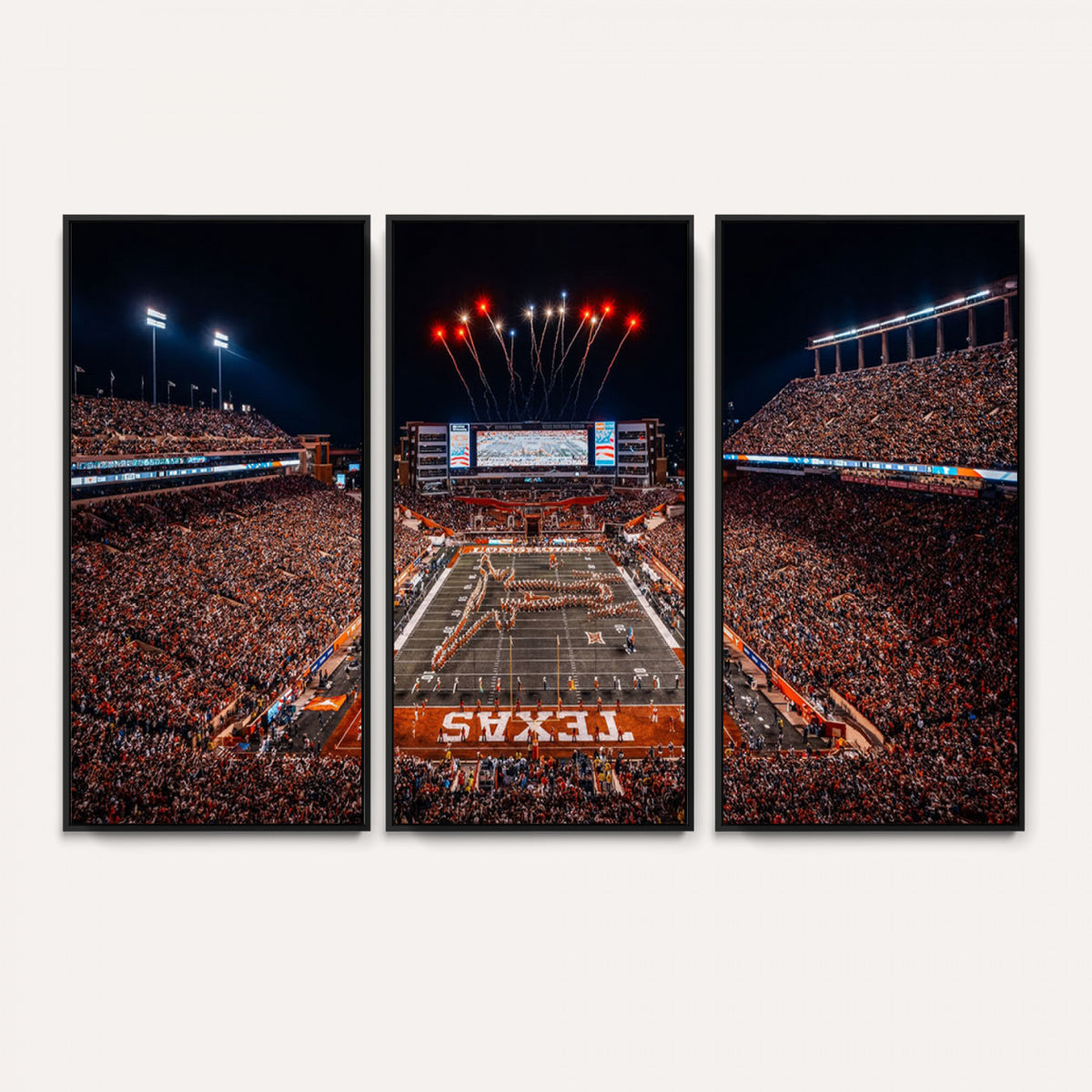 58778-PAN-FL-20X10 - Darrell K Royal Memorial Stadium | Texas Longhorns | Print Decor Wall Art Design for Home & Office Decoration