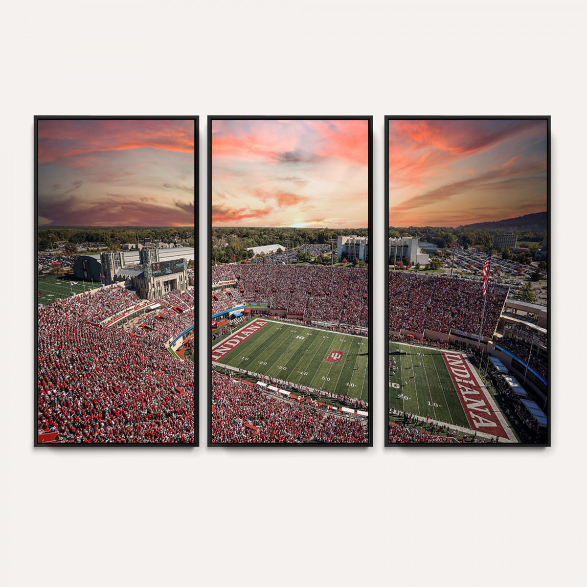 51135-MGV-CV-36X24 - Indiana Memorial Stadium Wall Art Canvas Print