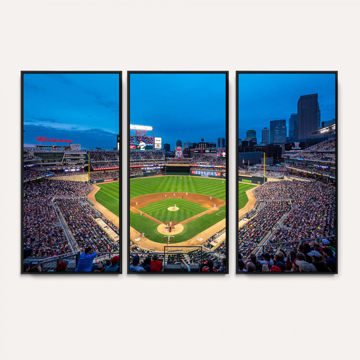 77273035-MGV-CV-36X24 - Target Field Stadium Wall Art Canvas Print, Minnesota Twins