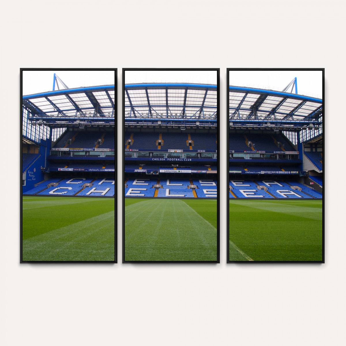 38616413CHELSA-MGV-CV-36X24 - Stamford Bridge Chelsea Football Stadium Canvas Wall Art