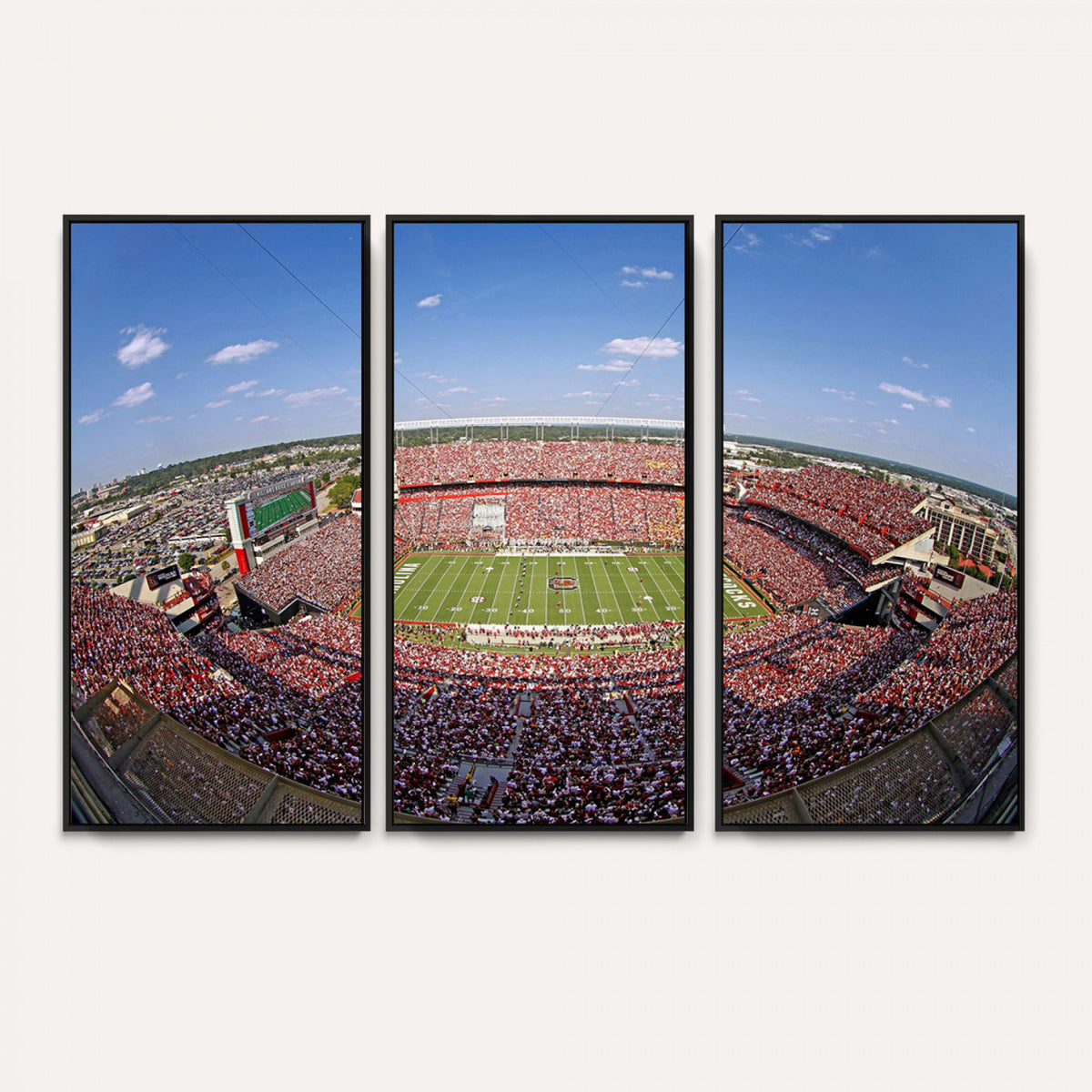 29492070-MGV-CV-36X24 - William Brice Stadium Wall Art Canvas Print, Stadium Crowd on Football Game Day