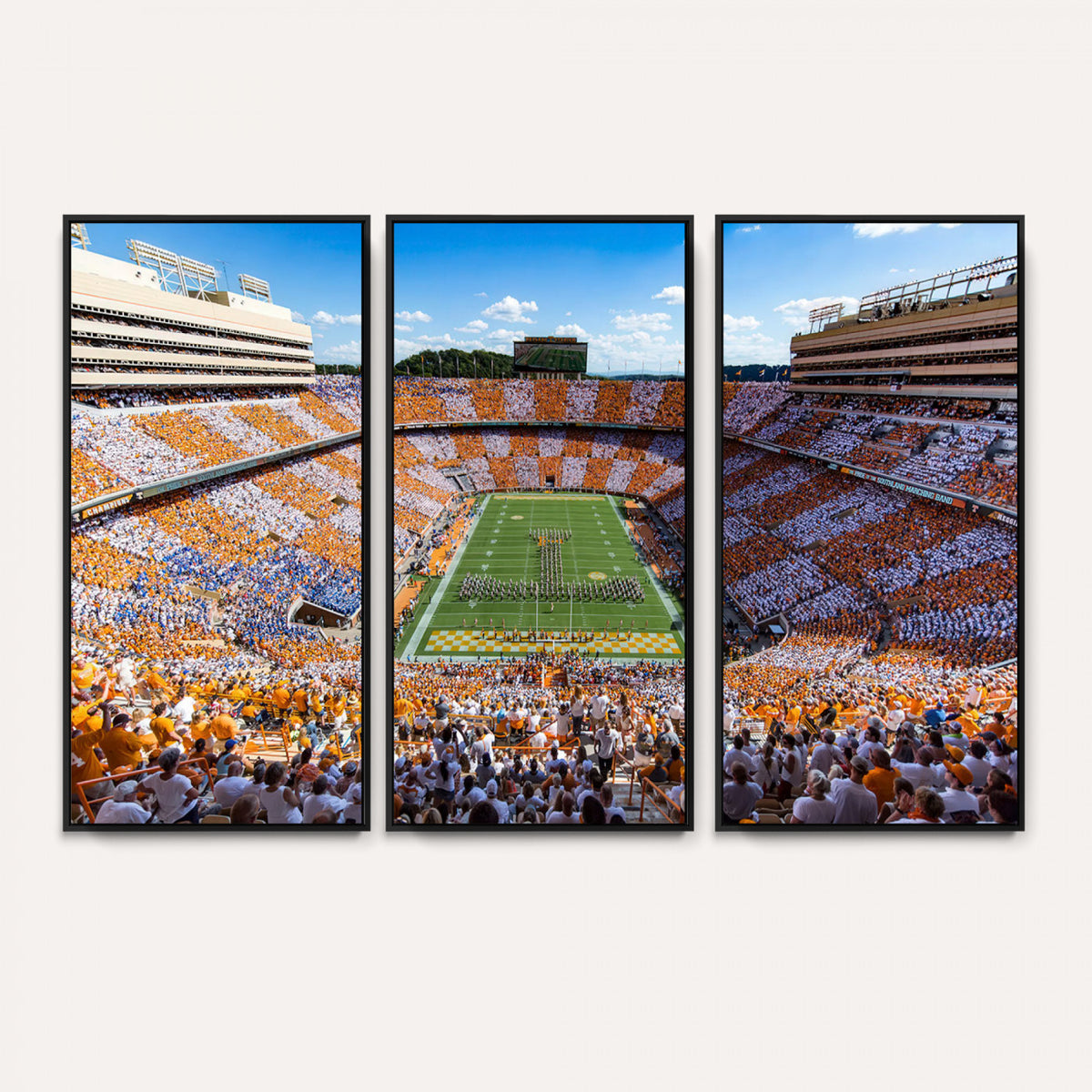 77097951-MGV-CV-36X24 - Tennessee Neyland Stadium Wall Art, Sports Arena Canvas, Extra Large Game Room Wall Decor