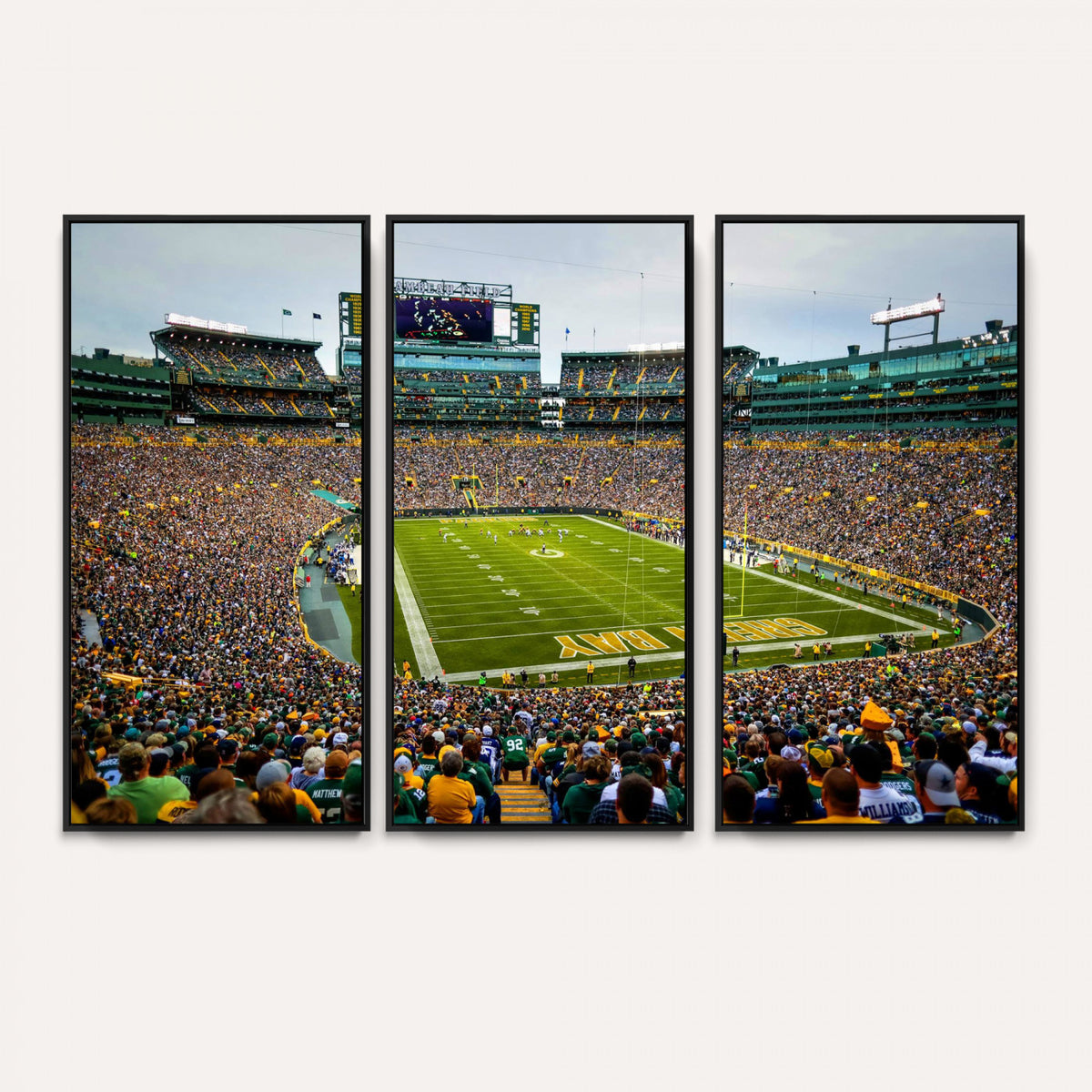 56521752-MGV-CV-36X24 - Green Bay Packers Stadium Wall Art Canvas Print, Lambeau Field