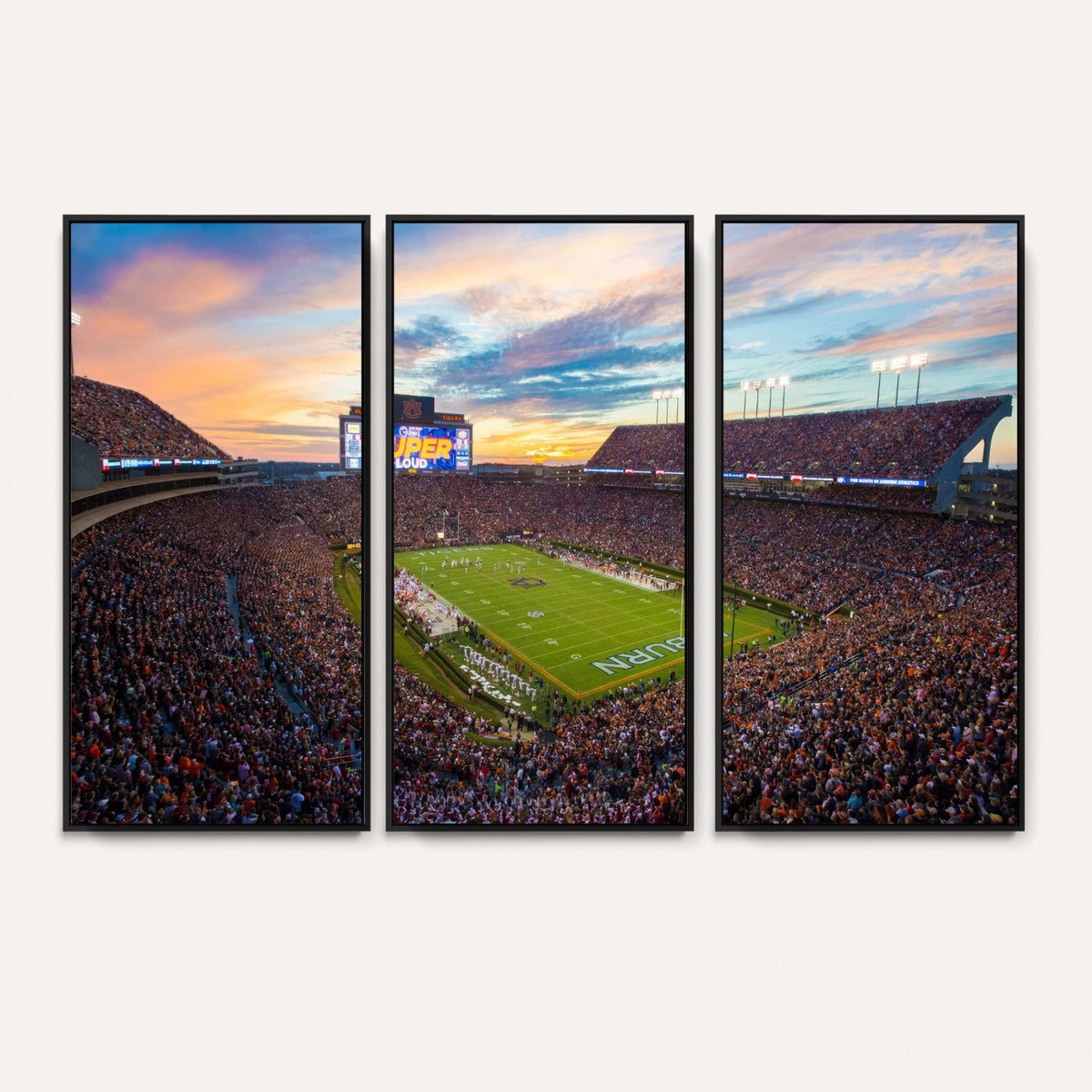 75203764-MGV-CV-36X24 - Jordan-Hare Stadium Auburn Tigers Football Stadium Canvas Wall Art