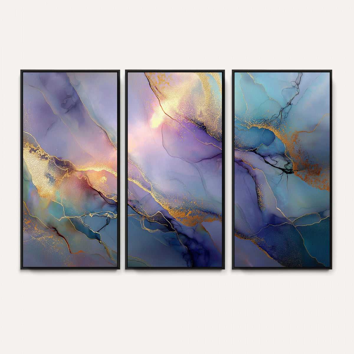 50939878-MGV-CV-36X24 - Colorful Abstract Canvas Wall Art Print, Vibrant Popup Color Art Print