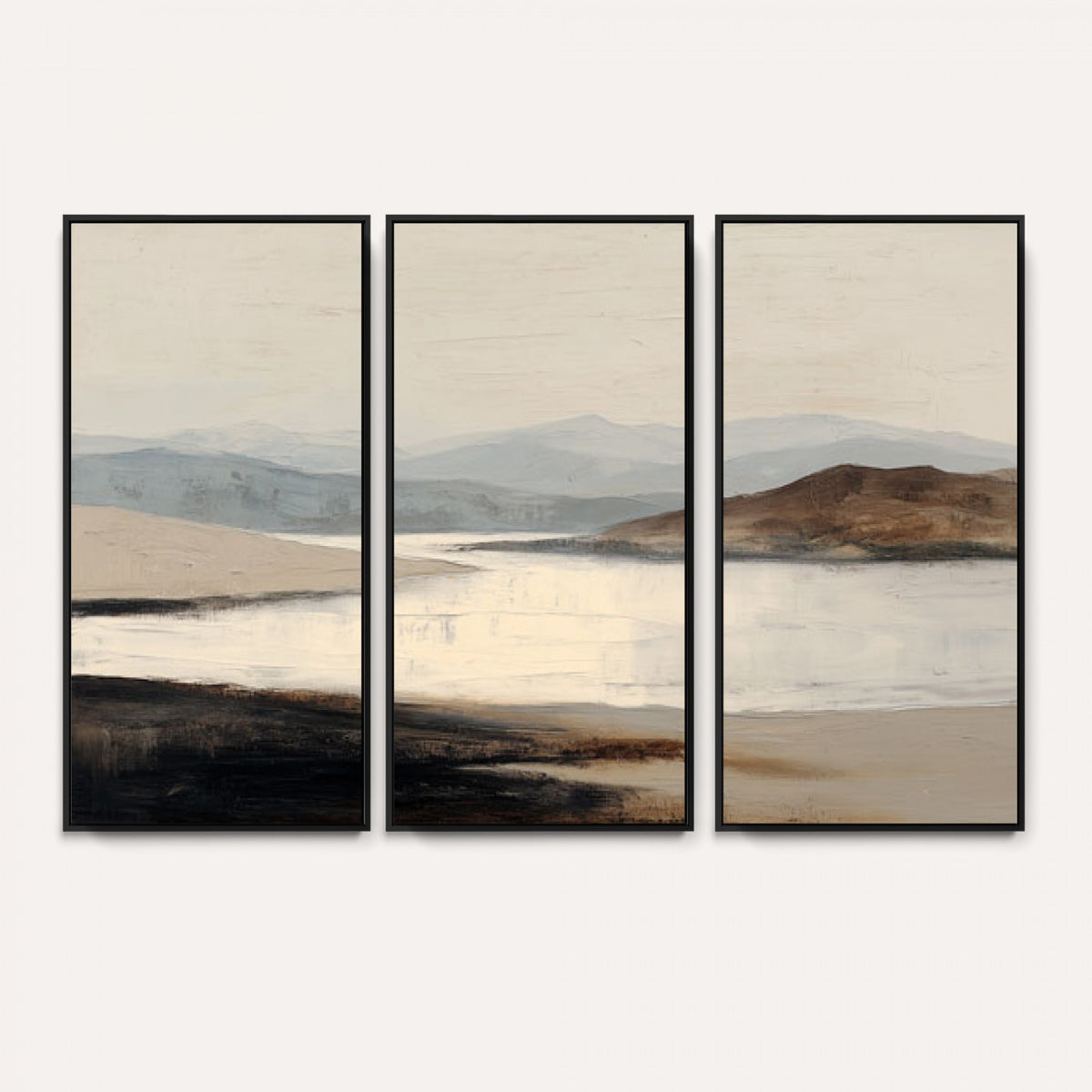 36873679-MGV-CV-36X24 - Modern Abstract Landscape Canvas Wall Art, Minimalist Nature Printing