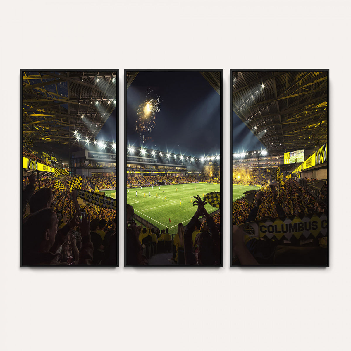51122-MGV-CV-36X24 - Columbus Crew Soccer Team Print - Columbus Crew Stadium Wall Art Canvas Print