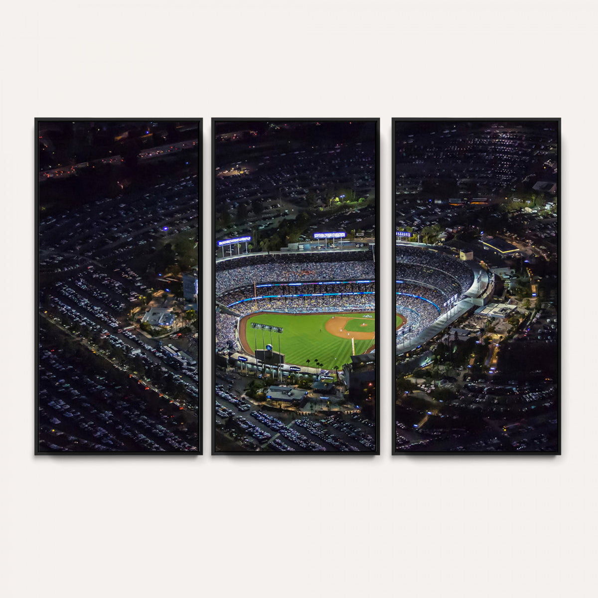20932-MGV-CV-36X24 - Los Angeles Dodgers Dodger Stadium Wall Art Canvas Print