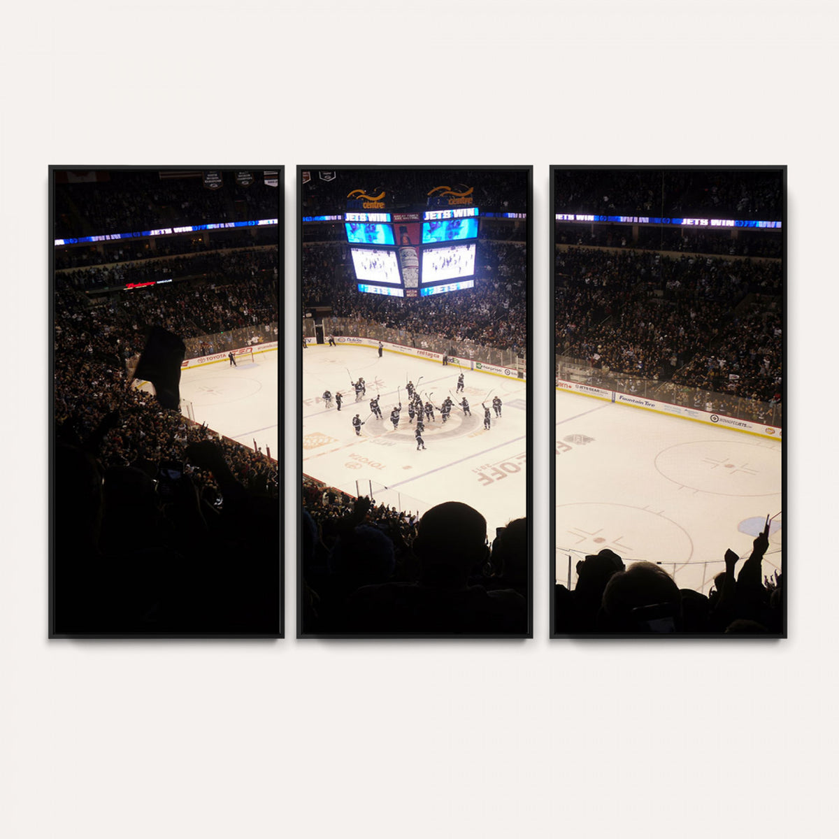 22497-MGV-CV-36X24 - Canada Life Centre Wall Art | Winnipeg Jets Hockey Team Print Canvas | Ready to Hang | Winnipeg Wall